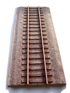 rail section top view